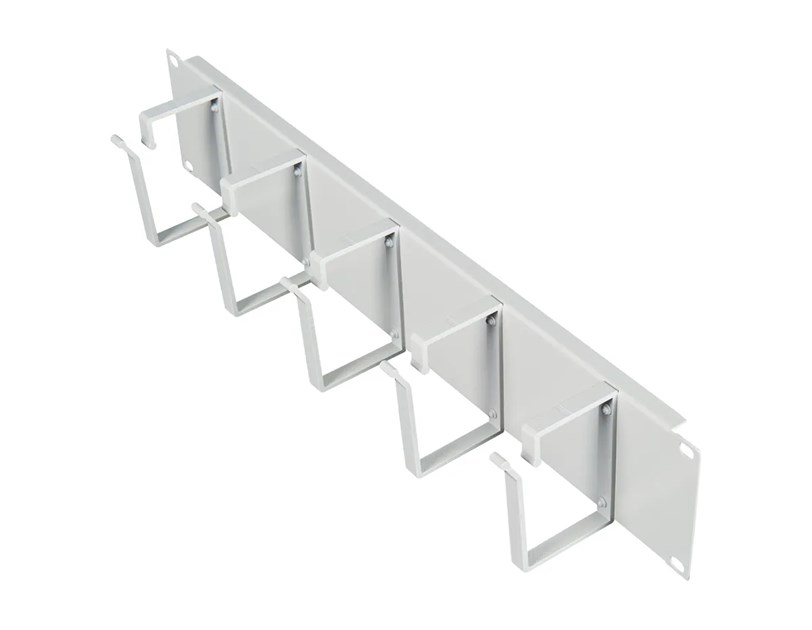 Roline 19" 2U organizator kablova, 5 nosača, sivi