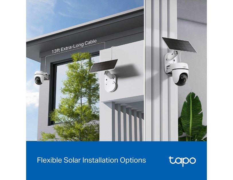 TP-Link Tapo C610  kamera + Tapo A201 Solar panel 2K 3MP, H.264, Color Night Vision, microSD, 2×Spotlights, dvosmjerni audio, detekcija pokreta, vodootporna IP65, Wi-Fi, Tapo app