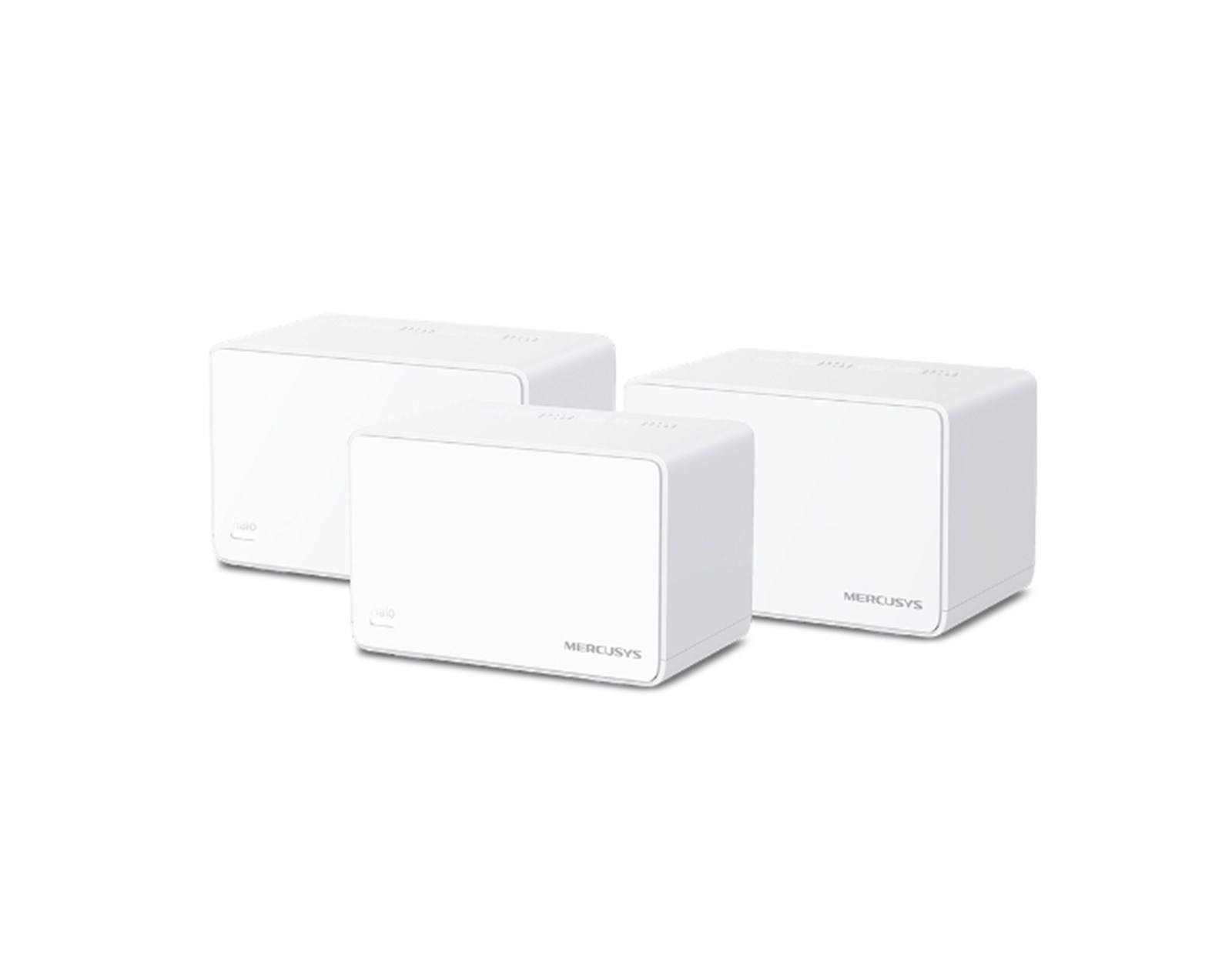 Mercusys Halo H80X(3-Pack) AX3000 Whole Home Mesh WiFi 6, Dual-Band 574Mbps/2402Mbps (2.4GHz/5GHz), 802.11ax/n/b/g 2.4 GHz - 802.11ax/ac/n/a 5 GHz, 3×G-LAN, Mercusys app
