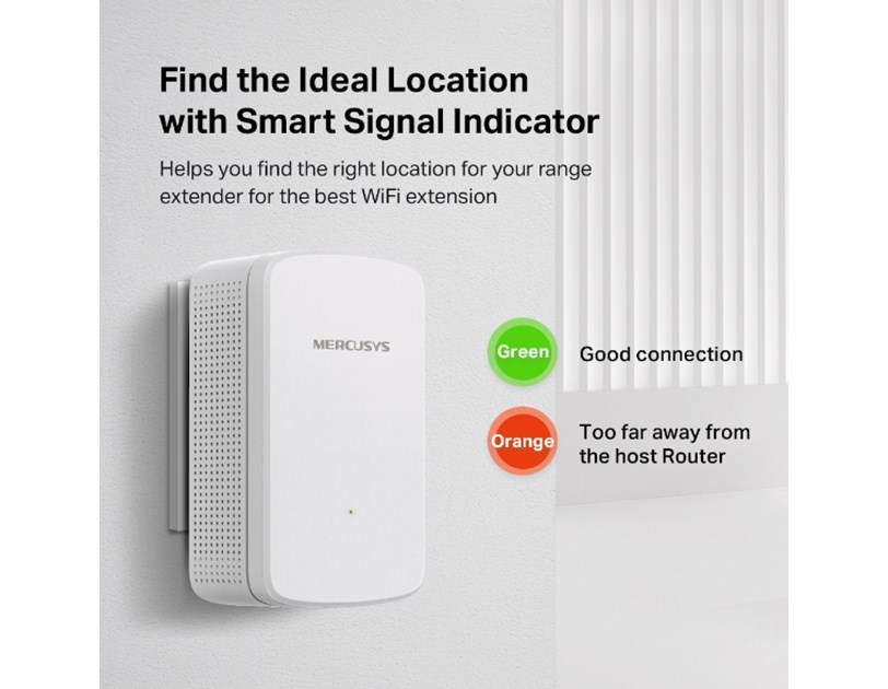 Mercusys ME10 bežični pojačivač dometa (Range Extender) 300Mbps (2.4GH), IEEE 802.11b/g/n 2.4 GHz, 1×LAN,