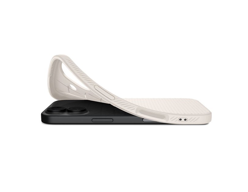 Spigen Liquid Air, natural titanium - iPhone 17 (ACS10372)