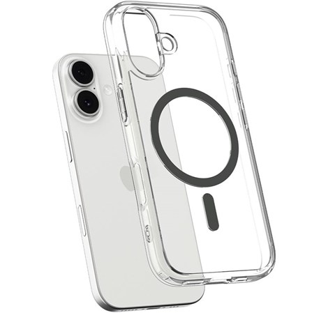 Spigen Ultra Hybrid MagSafe, clear graphite - iPhone 17 (ACS10381)