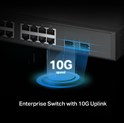 TP-Link Omada Omada 16-Port 2.5GBASE-T and 2-Port 10GE SFP+ L2+ Managed Switch with 8-Port PoE+    
