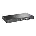 TP-Link Omada Omada 16-Port 2.5GBASE-T and 2-Port 10GE SFP+ L2+ Managed Switch with 8-Port PoE+    