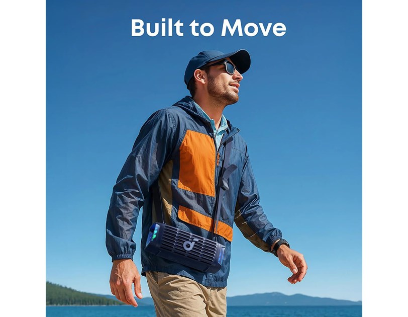 Anker Soundcore BOOM 3i prijenosni BT5.3 zvučnik, 50W, IP68, BassUp 2.0, 16h autonomija, moderan (D5100030)