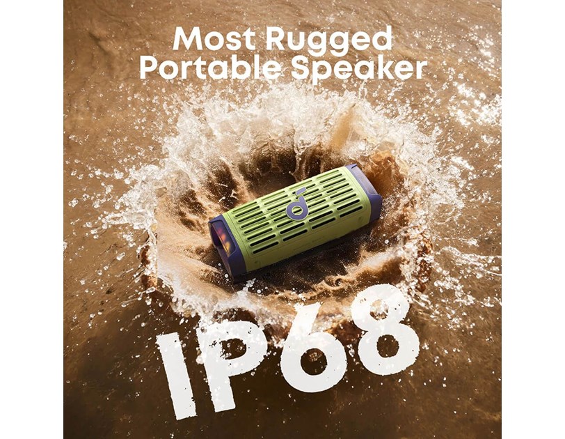 Anker Soundcore BOOM 3i prijenosni BT5.3 zvučnik, 50W, IP68, BassUp 2.0, 16h autonomija, zeleni (D5100030)