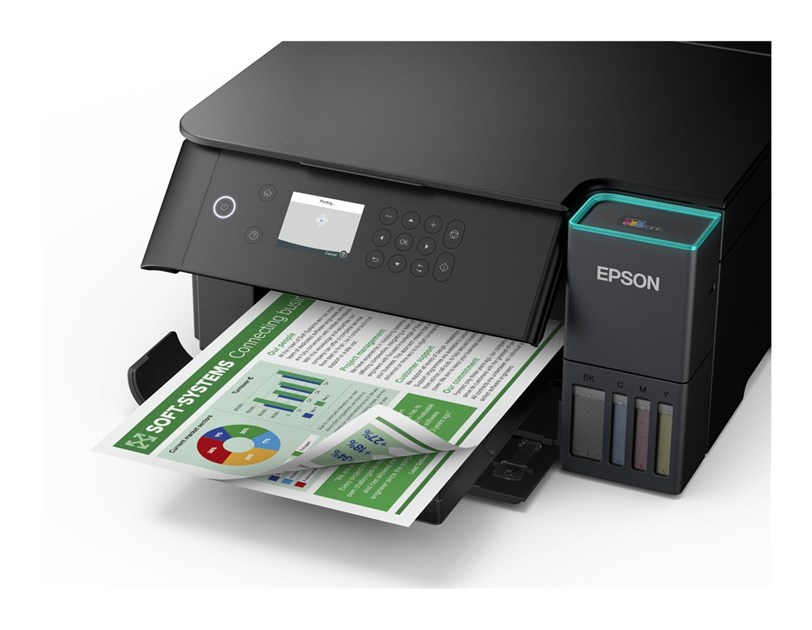 Epson EcoTank L6360 Print/Scan/Copy A4 pisač, 18/9 str./min, 4800 x 1200 dpii, USB, Wi-Fi, LAN, Duplex (Print) (C11CL42401)