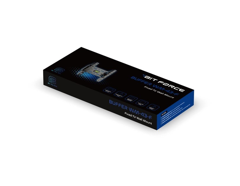 BIT FORCE fiksni zidni nosač za TV BUFFER WM-43-F