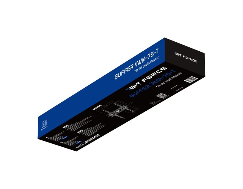 BIT FORCE nagibni zidni nosač za TV BUFFER WM-75-T