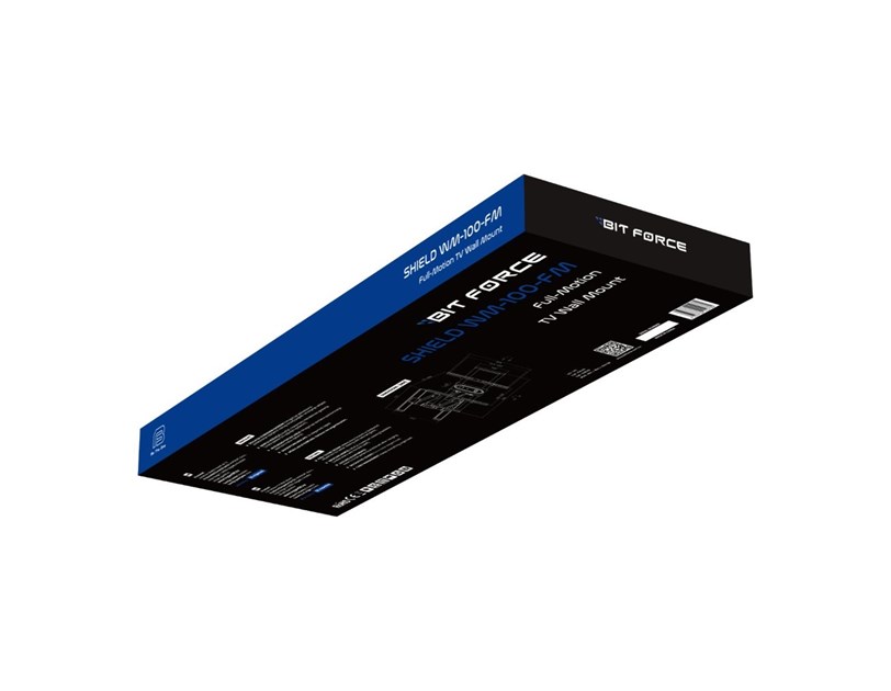 BIT FORCE izvlačno-okretni nosač za TV SHIELD WM-100-FM