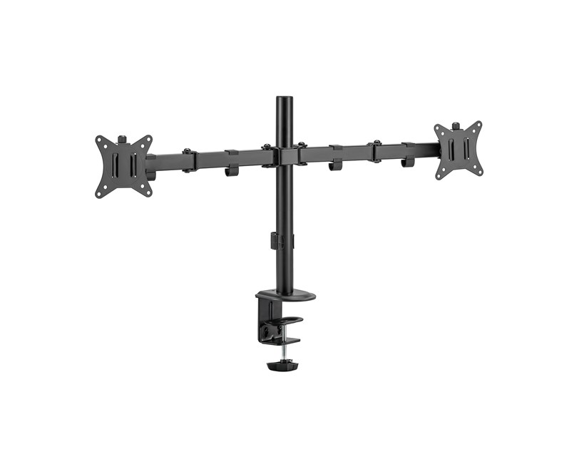 BIT FORCE nagibno-okretni stolni nosač za 2 monitora BRACKET DMM-32-2M