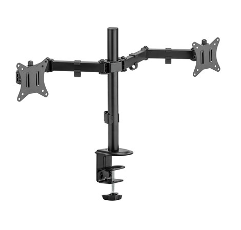 BIT FORCE nagibno-okretni stolni nosač za 2 monitora BRACKET DMM-32-2M