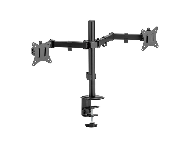 BIT FORCE nagibno-okretni stolni nosač za 2 monitora BRACKET DMM-32-2M