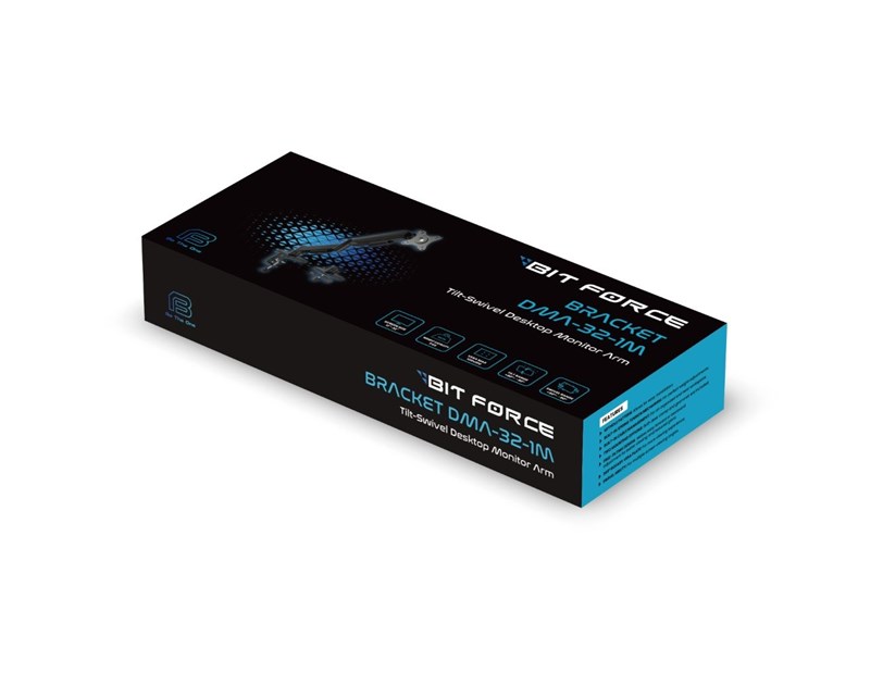 BIT FORCE nagibno-okretna stolna ručka za monitor BRACKET DMA-32-1M