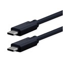 Roline USB-C na USB-C Gen2 kabel (M/M), PD, 20V/5A, crni, 5m, crni