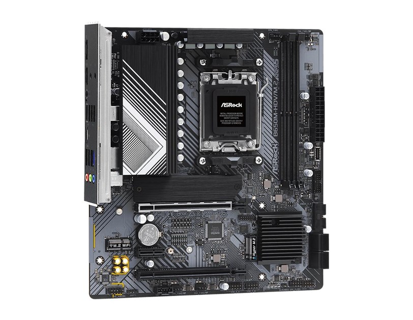Asrock AMD B650M-HDV/M.2, S.AM5, DDR5/6400, PCIe 4.0, HDMI/DP, mATX