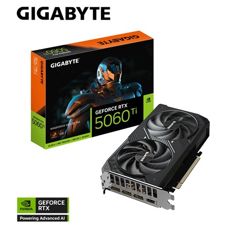 Gigabyte GeForce RTX 5060 TI Windforce MAX OC 16GB GDDR7, 16GB GDDR7/128-bit, PCIe 5.0x16, HDMI/3×DP