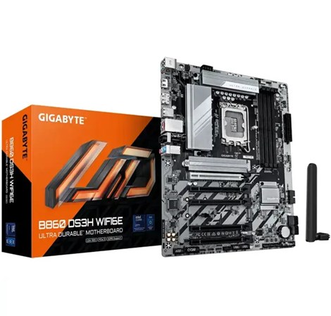 Gigabyte B860 DS3H WIFI6E, S.1851, 4xDDR5, 2.5G-LAN, WiFi 6E/BT5.3, 7.1 ch, HDMI/DP