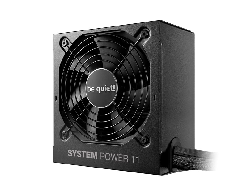 Be Quiet 550W System 11, ATX 3.1 80+ BRONZE, 2×PCIe, 5×SATA, 20+4-pina, 120mm ventilator, crno