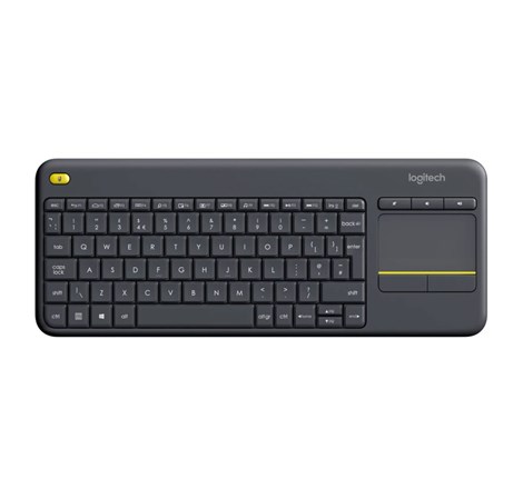 Logitech K400 Plus bežična tipkovnica+touchpad, USB, crna (920-007145)