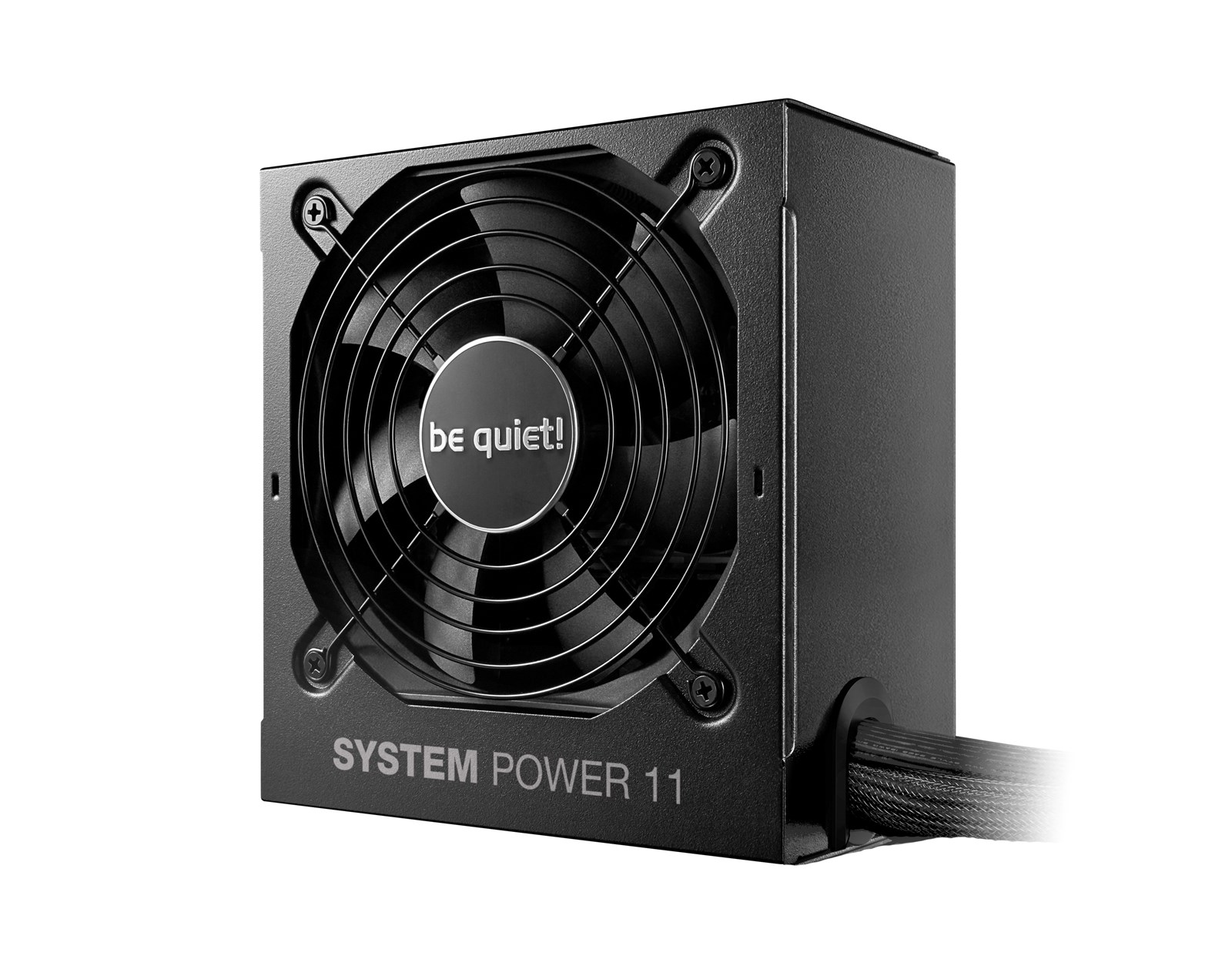Be Quiet 450W System 11, ATX 3.1 80+ BRONZE, 2×PCIe, 5×SATA, 20+4-pina, 120mm ventilator, crno
