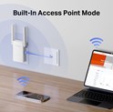 Mercusys AX3000 bežični pojačivač dometa (Range Extender Wi-Fi 6) Dual Band 574Mbps/2402Mbps (2.4GHz/5GHz) 1×G-LAN, 2×vanjska antena