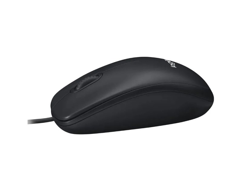 Logitech M100 optički miš, USB, crni (910-006652)