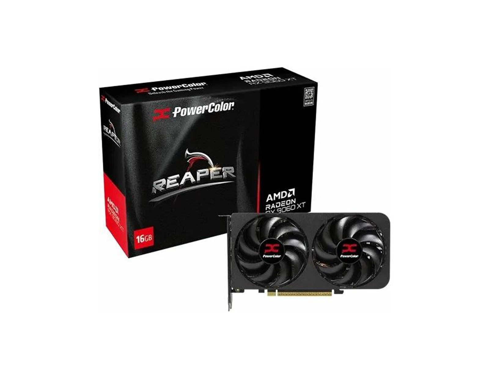 Powercolor Radeon Reaper RX 9060 XT 8GB GDDR6 OC, PCIe 5.0x16, HDMI/2×DP