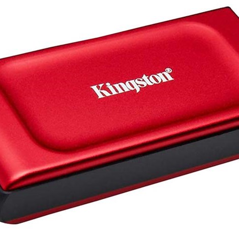 KINGSTON XS1000 eksterni SSD disk 2TB, USB 3.2 Gen 2 Type-C, USB-C to USB-A cable, crveni, SXS1000/2000G
