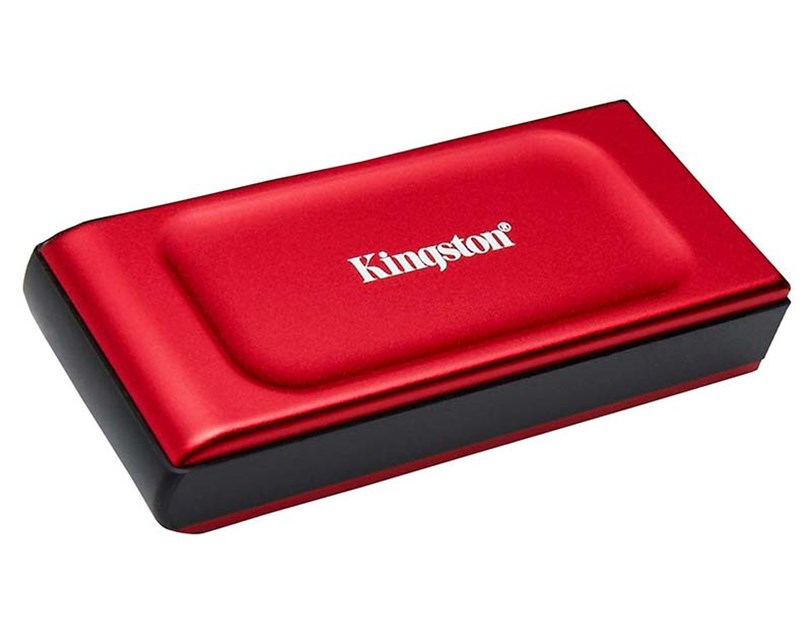 KINGSTON XS1000 eksterni SSD disk 2TB, USB 3.2 Gen 2 Type-C, USB-C to USB-A cable, crveni, SXS1000/2000G