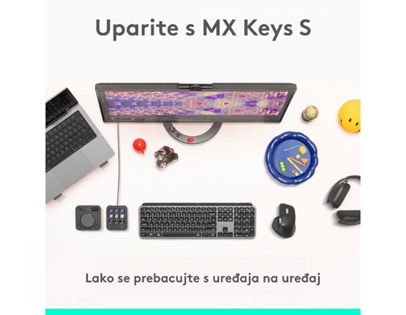 Logitech MX Master 4 bežični miš, USB, graphite (910-007562)