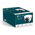 TP-LINK 4MP Full-Color Turret Net, H.265+/H.265/H.264+/H.264, 1/3" Progressive Scan CMOS, Color/0.04 Lux@F1.6, 0 Lux with IR/White Light, 25fps/30fps ( 2560x1440,2304x1296, 2048x1280, 1920x1080),  PoE