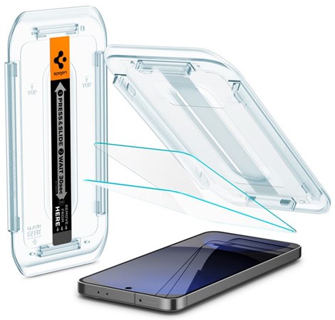Spigen Glass tR EZ Fit 2 Pack, transparency - Samsung Galaxy A56 5G/S24 FE (AGL08729)