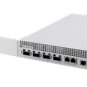 Mikrotik Cloud Router Switch CRS804-4DDQ-hRM, 48xG-LAN (svi PoE-out), 2x10G SFP+, 4x400G QSFP56-DD utora, RouterOS v7, 1U rackmount, IP20