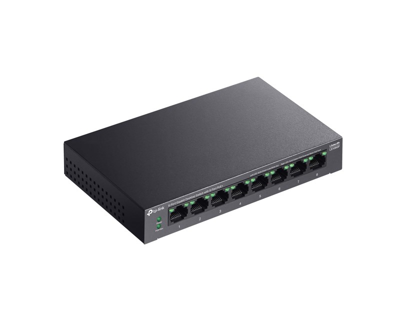 TP-Link 8-Port Gigabit Desktop Switch with 8-Port PoE+ 