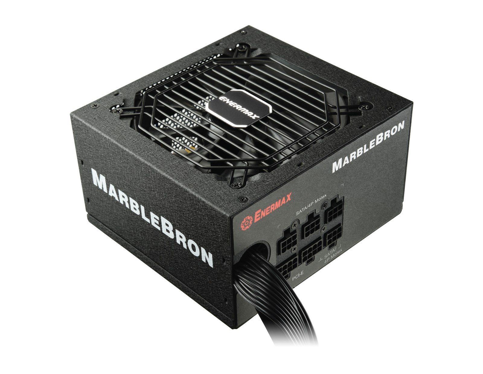 Enermax 650W MarbleBron II, ATX 3.1, 80+ BRONZE, polu-modularno, aktivan PFC, 2×PCIe, 5×SATA, 24-pina, 120mm ventilator