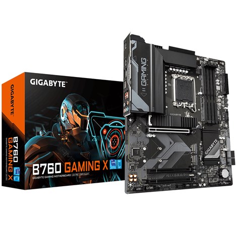 Gigabyte MB B760 GAMING X GEN 5, S.1700, 4xDDR5/5600, PCIe 5.0, 2.5 G-LAN, HDMI/DP, USB-C, ATX