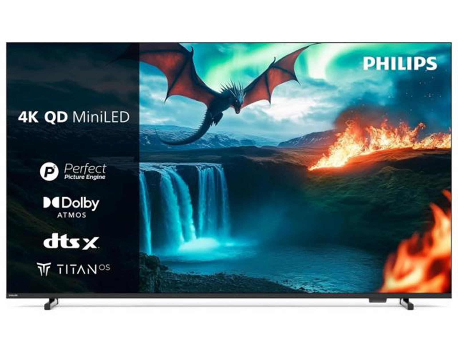 Philips 55" (139cm) 55MLED820, 4K QD-MiniLed, 3xHDMI, 2xUSB, Titan OS