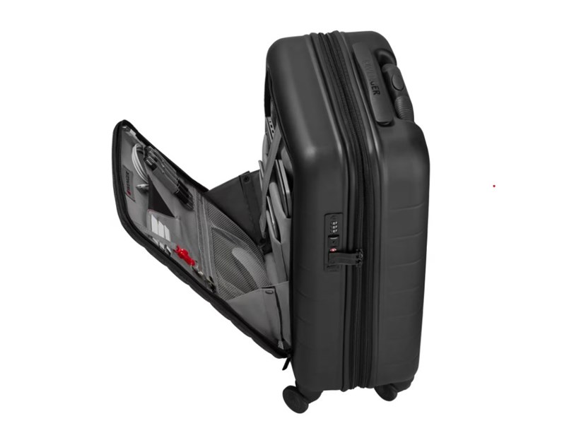 Wenger kofer Syntry sa dodatnim pretincem za prijenosnik, crni/sivi