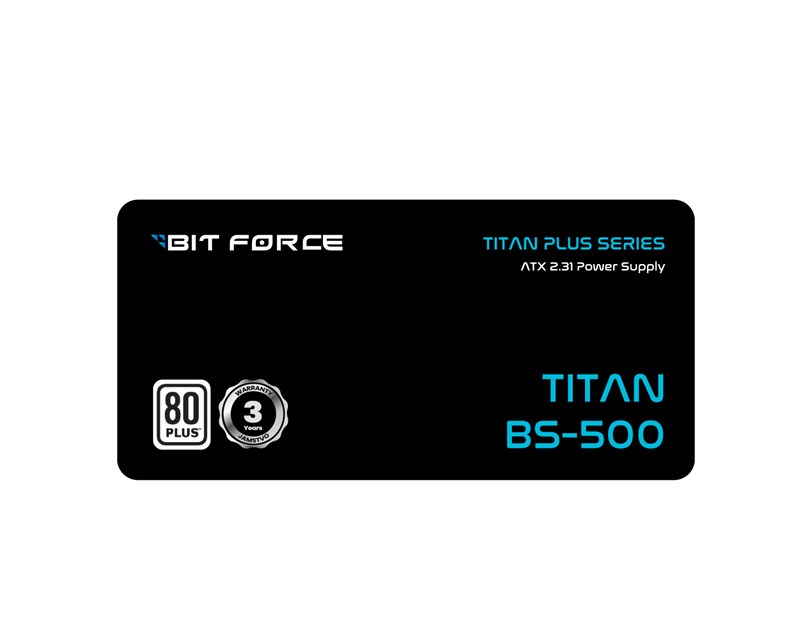 BIT FORCE napajanje 500W 80+ TITAN BS-500 ATX 2.31