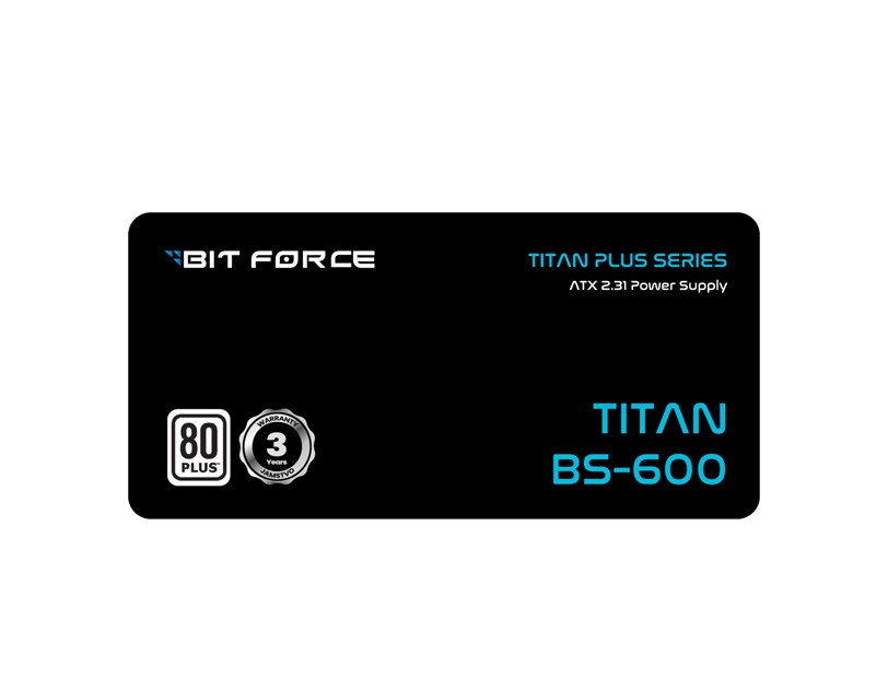BIT FORCE napajanje 600W 80+ TITAN BS-600 ATX2.31