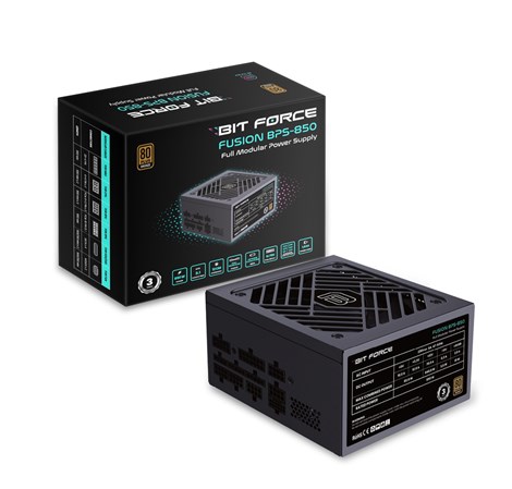 BIT FORCE napajanje 850W 80+ BRONZE FUSION BPS-850, modularno, ATX 3.1, PCI-E 5.1