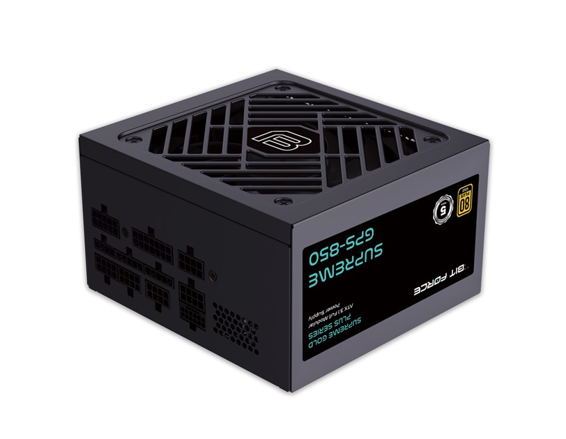 BIT FORCE napajanje 850W 80+ GOLD SUPREME GPS-850, modularno, ATX 3.1, PCI-E 5.1, FDB