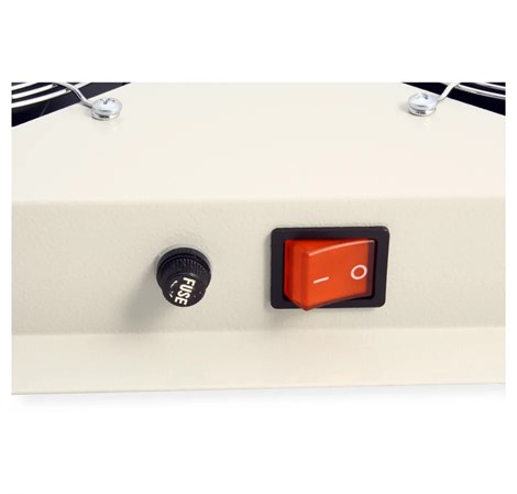 Roline 19" krovni ventilacijski modul s 4 ventilatora i termostatom, sivi