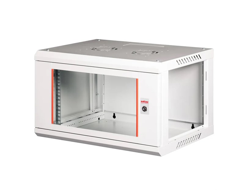 Roline 19" 6U 600×450×379 Basic Plus zidni ormar, sivi