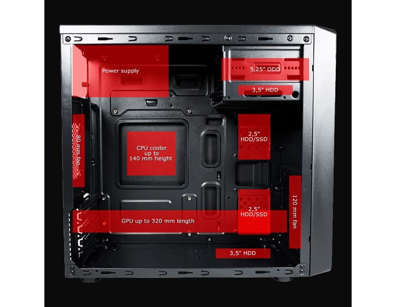 LC-Power LC-2017MB MT kućište bez napajanja