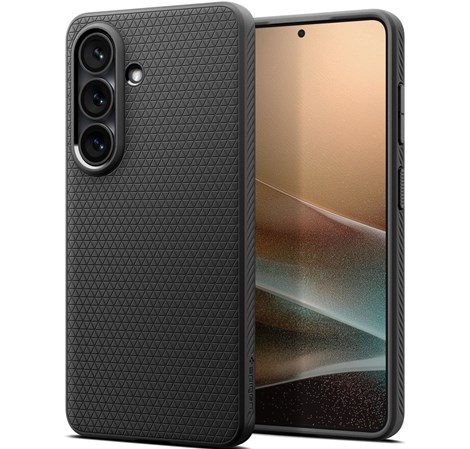 Spigen Liquid Air, matte black - Samsung Galaxy S26+ (ACS10700)