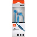 JBL T110E, in-ear slušalice s mikrofonom i upravljanjem s jednom tipkom, plave