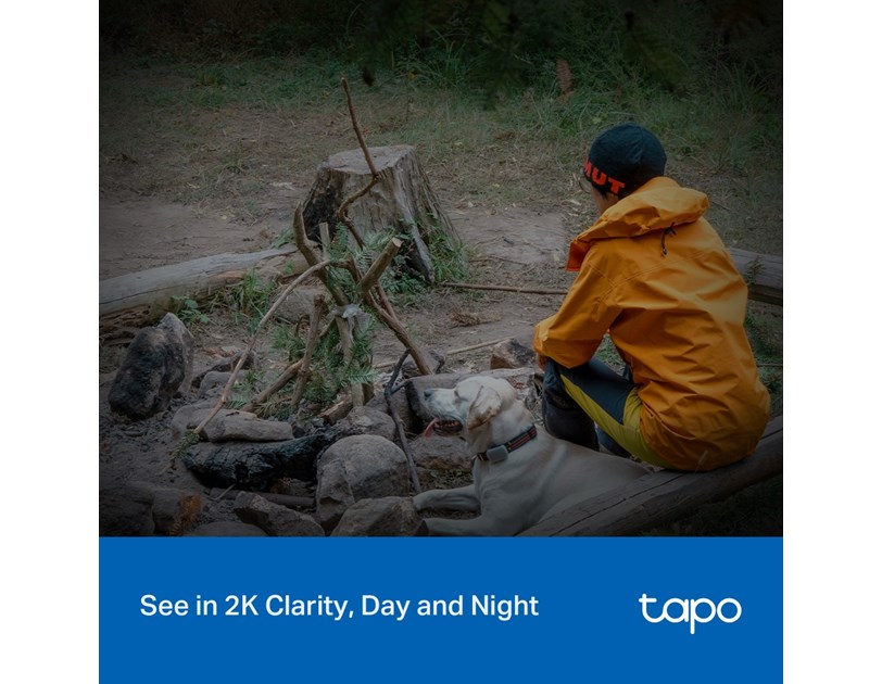 TP-Link Tapo C615G  kamera + Tapo A201 Solar panel 2K 3MP, Color Night Vision, microSD, 2×Spotlights, dvosmjerni audio, detekcija pokreta, vodootporna IP65, Wi-Fi, Tapo app