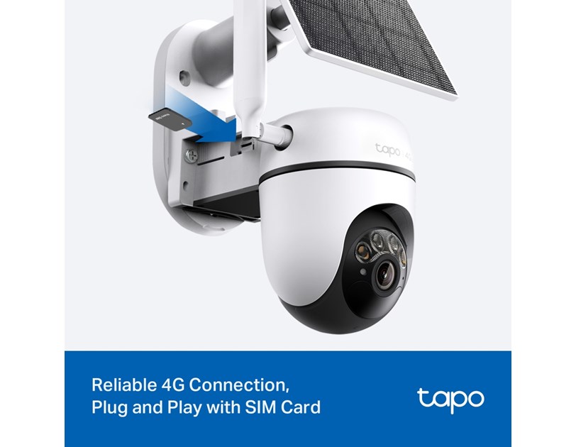 TP-Link Tapo C615G  kamera + Tapo A201 Solar panel 2K 3MP, Color Night Vision, microSD, 2×Spotlights, dvosmjerni audio, detekcija pokreta, vodootporna IP65, Wi-Fi, Tapo app